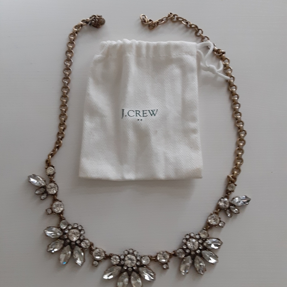 J Crew Rhinestone Necklace